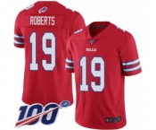 Youth Buffalo Bills #19 Andre Roberts Limited Red Rush Vapor Untouchable 100th Season Football Jersey
