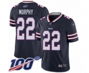Youth Buffalo Bills #22 Marcus Murphy Limited Navy Blue Inverted Legend 100th Season Football Jersey
