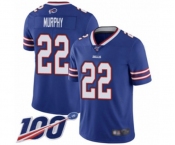 Youth Buffalo Bills #22 Marcus Murphy Royal Blue Team Color Vapor Untouchable Limited Player 100th Season Football Jersey