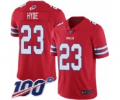 Youth Buffalo Bills #23 Micah Hyde Limited Red Rush Vapor Untouchable 100th Season Football Jersey