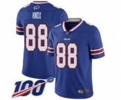 Youth Buffalo Bills #88 Dawson Knox Royal Blue Team Color Vapor Untouchable Limited Player 100th Season Football Jersey
