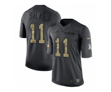 Youth Nike Buffalo Bills #11 Greg Salas Limited Black 2016 Salute to Service NFL Jersey