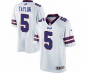 Youth Nike Buffalo Bills #5 Tyrod Taylor White NFL Jersey