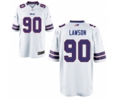 Youth Nike Buffalo Bills #90 Shaq Lawson White NFL Jersey