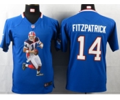 nike youth nfl jerseys buffalo bills #14 fitzpatrick blue[portrait fashion]