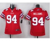 nike youth nfl jerseys buffalo bills #94 williams red[nike]