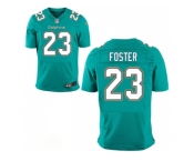 Mne Miami Dolphins #23 Adrian Foster Aqua Green Elite Jersey
