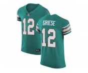 Nike Miami Dolphins #12 Bob Griese Aqua Green Alternate Men Stitched NFL Vapor Untouchable Elite Jersey