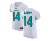 Nike Miami Dolphins #14 Jarvis Landry White Men Stitched NFL Vapor Untouchable Elite Jersey