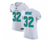 Nike Miami Dolphins #32 Kenyan Drake White Men Stitched NFL Vapor Untouchable Elite Jersey