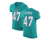 Nike Miami Dolphins #47 Kiko Alonso Aqua Green Team Color Men Stitched NFL Vapor Untouchable Elite Jersey