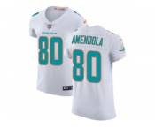 Nike Miami Dolphins #80 Danny Amendola White Men Stitched NFL Vapor Untouchable Elite Jersey