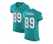 Nike Miami Dolphins #89 Julius Thomas Aqua Green Team Color Men Stitched NFL Vapor Untouchable Elite Jersey