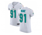 Nike Miami Dolphins #91 Cameron Wake White Men Stitched NFL Vapor Untouchable Elite Jersey