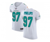 Nike Miami Dolphins #97 Jordan Phillips White Men Stitched NFL Vapor Untouchable Elite Jersey