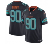 Men's Miami Dolphins #90 Kenneth Grant Black 2025 F.U.S.E. “Rivalries” Vapor Limited Football Stitched Jersey