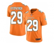 Nike Miami Dolphins #29 Minkah Fitzpatrick Orange Men Stitched NFL Limited Rush Jersey