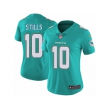 Women's Nike Miami Dolphins #10 Kenny Stills Vapor Untouchable Limited Aqua Green Team Color NFL Jersey