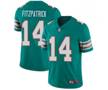 Youth Miami Dolphins #14 Ryan Fitzpatrick Aqua Green Alternate Vapor Untouchable Limited Player Football Jersey