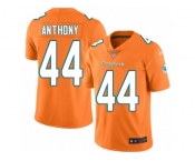 Youth Nike Miami Dolphins #44 Stephone Anthony Limited Orange Rush Vapor Untouchable NFL Jersey