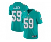 Youth Nike Miami Dolphins #59 Chase Allen Aqua Green Team Color Vapor Untouchable Limited Player NFL Jersey