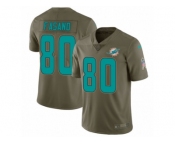 Youth Nike Miami Dolphins #80 Anthony Fasano Limited Olive 2017 Salute to Service NFL Jerse