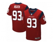 Men Nike Houston Texans #93 Joel Heath Elite Red Alternate NFL Jersey