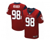 Men Nike Houston Texans #98 D.J. Reader Elite Red Alternate NFL Jersey