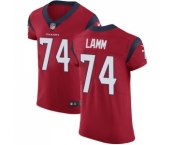 Men's Nike Houston Texans #74 Kendall Lamm Red Alternate Vapor Untouchable Elite Player NFL Jersey