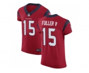 Nike Houston Texans #15 Will Fuller V Red Alternate Men Stitched NFL Vapor Untouchable Elite Jersey