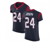 Nike Houston Texans #24 Johnathan Joseph Navy Blue Team Color Men Stitched NFL Vapor Untouchable Elite Jersey