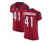 Nike Houston Texans #41 Zach Cunningham Red Alternate Men Stitched NFL Vapor Untouchable Elite Jersey