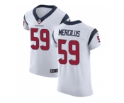 Nike Houston Texans #59 Whitney Mercilus White Men Stitched NFL Vapor Untouchable Elite Jersey