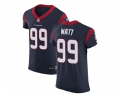 Nike Houston Texans #99 J.J. Watt Navy Blue Team Color Men Stitched NFL Vapor Untouchable Elite Jersey