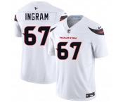 Men's Houston Texans #67 Ed Ingram White 2025 F.U.S.E. Vapor Limited Football Stitched Jersey