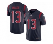 Men's Nike Houston Texans #13 Braxton Miller Limited Navy Blue Rush NFL Jersey