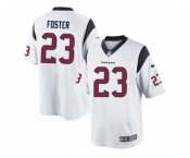 Men's Nike Houston Texans #23 Arian Foster Limited White NFL Jersey