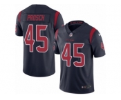 Men's Nike Houston Texans #45 Jay Prosch Limited Navy Blue Rush NFL Jersey