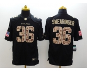 nike nfl jerseys houston texans #36 swearinger Black[salute to service limited]