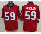 nike nfl jerseys houston texans #59 mercilus red[nike limited]