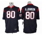 nike nfl jerseys houston texans #80 a.johnson blue[nike limited]