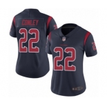 Women's Houston Texans #22 Gareon Conley Limited Navy Blue Rush Vapor Untouchable Football Jersey