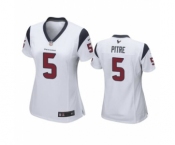Women’s Houston Texans #5 Jalen Pitre Navy Game Jersey