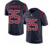 Youth Houston Texans #25 Duke Johnson Jr Limited Navy Blue Rush Vapor Untouchable Football Jersey