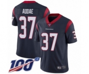 Youth Houston Texans #37 Jahleel Addae Navy Blue Team Color Vapor Untouchable Limited Player 100th Season Football Jersey
