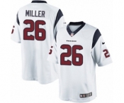 Youth Nike Houston Texans #26 Lamar Miller White NFL Jersey
