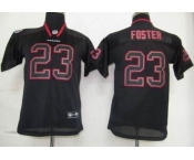 nike youth nfl jerseys houston texans #23 foster black[lights out]