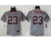 nike youth nfl jerseys houston texans #23 foster grey[Elite lights out]