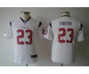 nike youth nfl jerseys houston texans #23 foster white[nike]