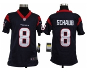 nike youth nfl jerseys houston texans #8 schaub blue[nike]